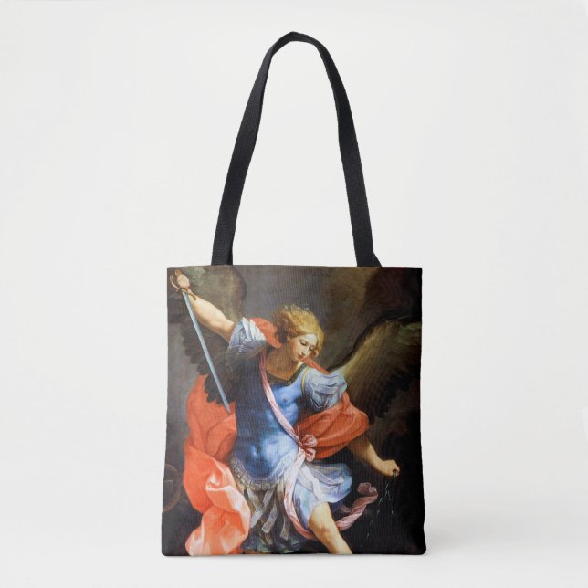 Bolsa Tote Archangel Michael trSample Satã Guido Reni (Frente)