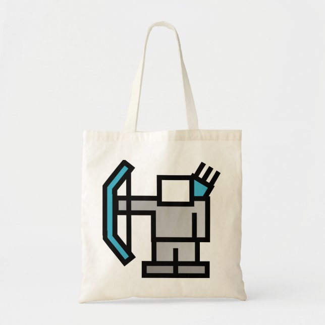 Bolsa Tote Archer em Azul (Frente)