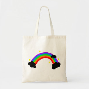 Bolsa Tote Arco-íris colorido