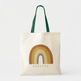 Bolsa Tote Arco-Íris Colorido Pastel Personalizado Bag Tote