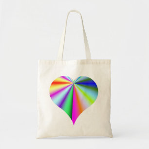 Bolsa Tote Arco-Íris Crush Heart Tote Bag