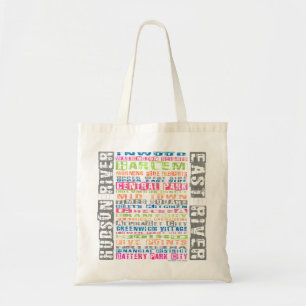 Bolsa Tote Arco-íris das vizinhanças de NYC