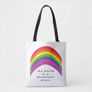 Bolsa Tote Arco-Íris de Tota Vibrante