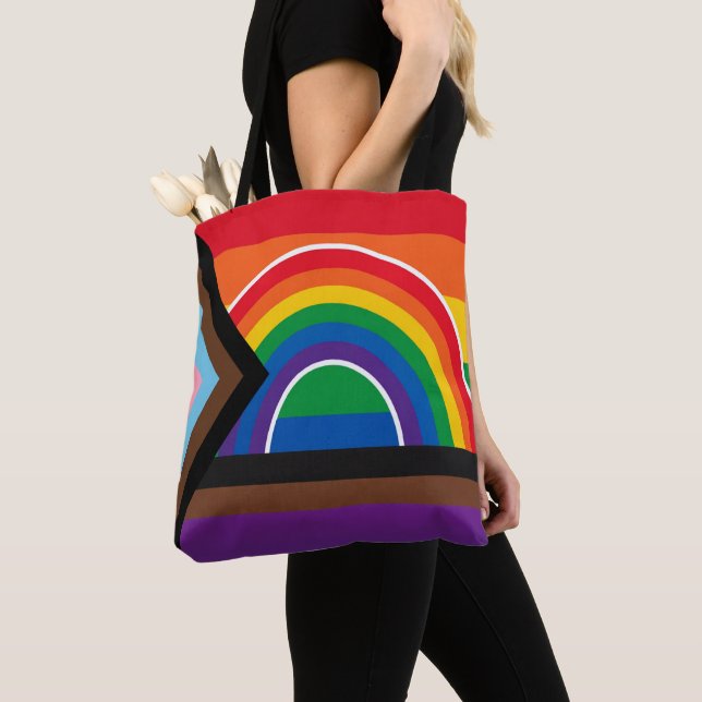 Bolsa Tote Arco-íris Orgulho  (Close Up)