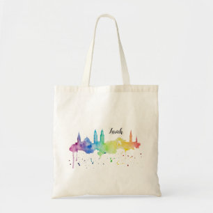 Bolsa Tote Arco-íris Skyline Zurich