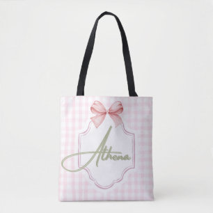 Bolsa Tote Arco Personalizado de Enfermeira Athena Baby Girl 