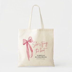 Bolsa Tote Arco Rosa Ela Está Se Casando Festa de Despedida d