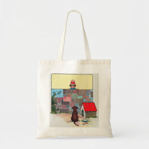 Bolsa Tote Arco-wow-wow! De quem és tu? Nursery Rhyme