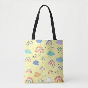 Bolsa Tote Arcos e nuvens