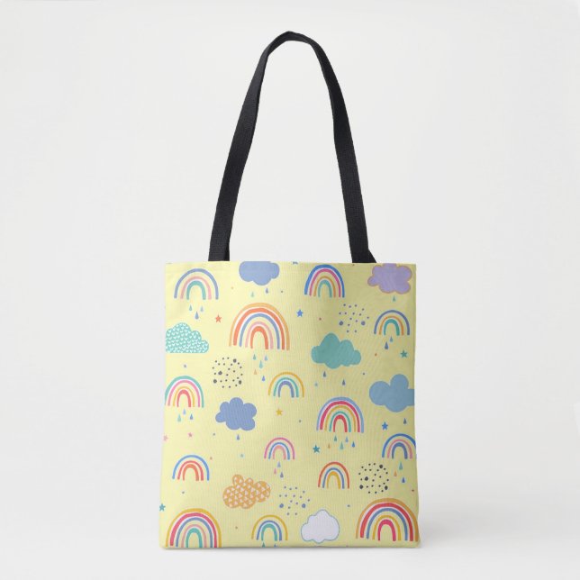 Bolsa Tote Arcos e nuvens (Frente)