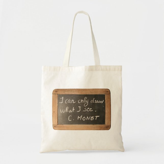 Bolsa Tote Ardoise 05 Monet Cote Tote Bag (Frente)