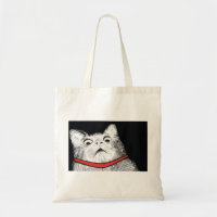 Arfada surpreendida Meme do gato - sacola