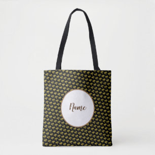 Bolsa Tote Áries Astrologia Pessoal Dourada