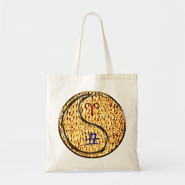 Bolsa Tote Áries & Boi de Fogo (Frente)