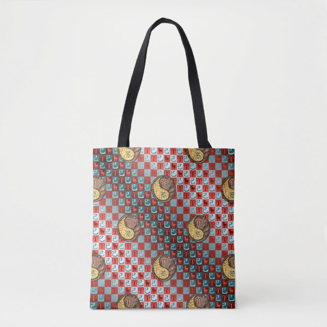 Bolsa Tote Áries & Cobra da Terra (Frente)