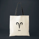 Bolsa Tote Aries Tote Bag<br><div class="desc">Aries Tote Bag. De 21 de março a 19 de abril.</div>