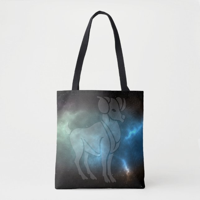 Bolsa Tote Aries translúcido (Frente)