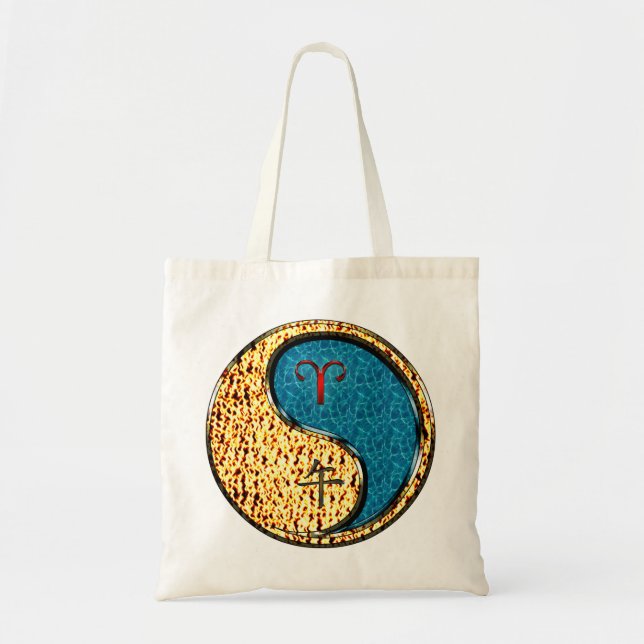 Bolsa Tote Aries & Water Horse (Frente)