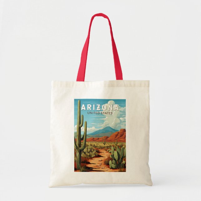 Bolsa Tote Arizona Art Vintage (Frente)
