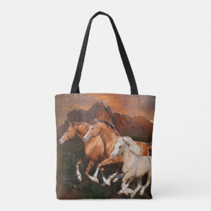 Bolsa Tote Arizona Cavalos selvagens