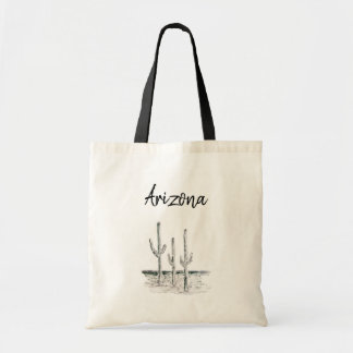 Bolsa Tote Arizona de Cactus no Sudoeste do Deserto - Tipogra