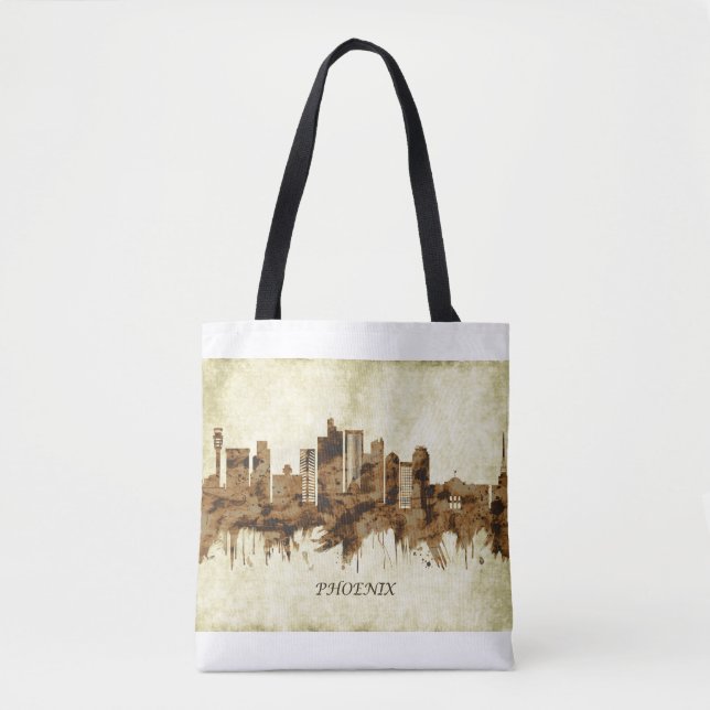 Bolsa Tote Arizona Phoenix Cityscape (Frente)