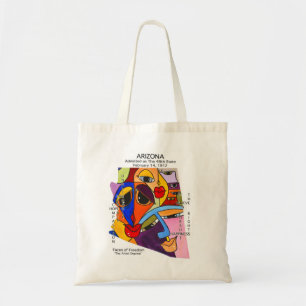 Bolsa Tote Arizona State Art by Deprise