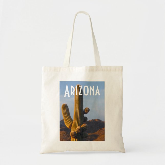 Bolsa Tote Arizona Sunlit Saguaro Bag (Frente)