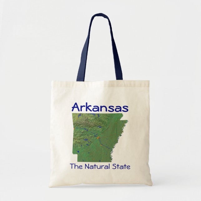 Bolsa Tote Arkansan Map Bag (Frente)