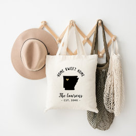 Bolsa Tote Arkansas Home Sweet Home Family Monograma