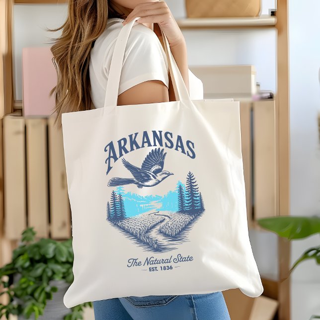 Bolsa Tote Arkansas – Scenic Beauty State (Criador carregado)