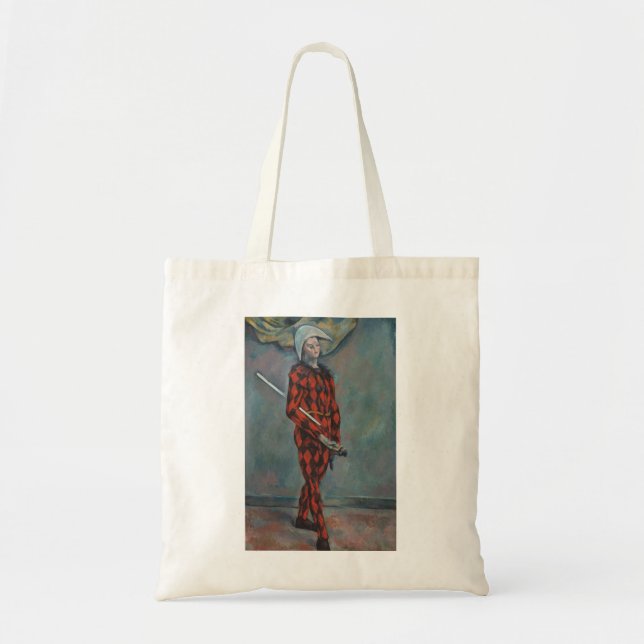 Bolsa Tote Arlequim (Coringa) (por Paul Cézanne) (Frente)