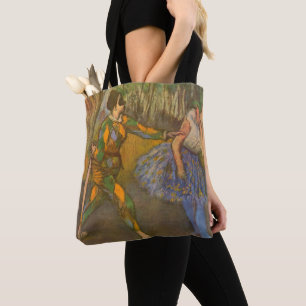Bolsa Tote Arlequim e Colombina de Edgar Degas Arte Antigo