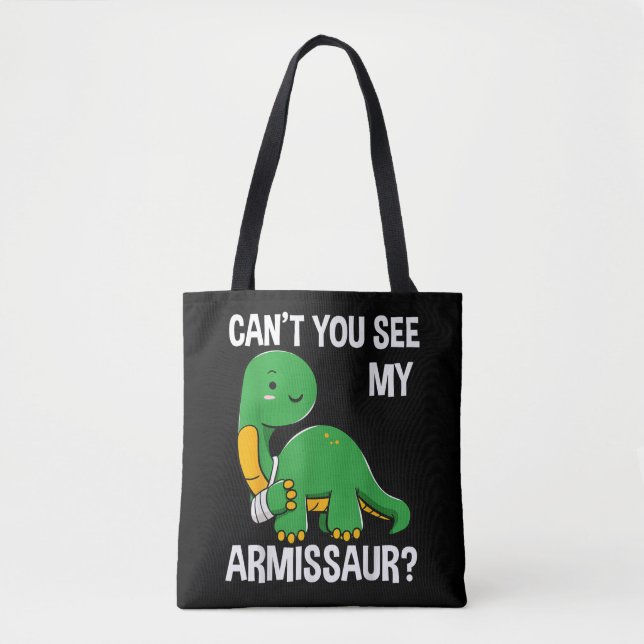 Bolsa Tote Armissaur Quebrado Osso Ferimento Dinossauro Recup (Frente)