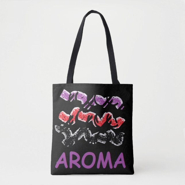 Bolsa Tote Aroma traz os sentidos vivos com esta adorável (Frente)