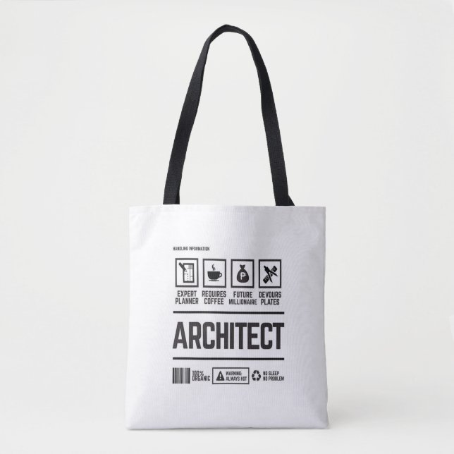 Bolsa Tote arquiteto (Frente)
