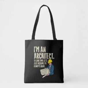 Bolsa Tote Arquiteto - Sou arquiteto