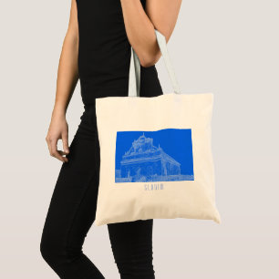 Bolsa Tote Arquitetura da Sinagoga de Excelentes Slonim da Bi