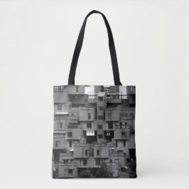Bolsa Tote Arquitetura em Preto e Branco
