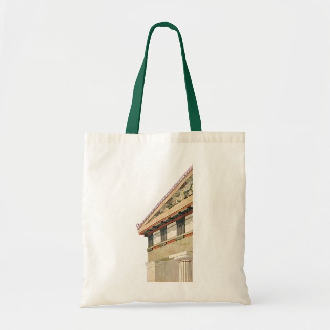 Bolsa Tote Arquitetura Grega Antiga, Templo de Atena (Frente)