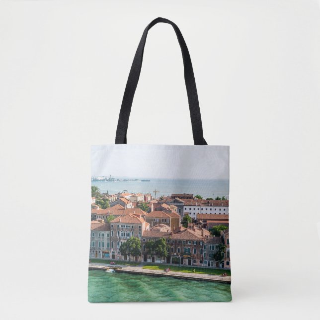 Bolsa Tote Arquitetura mediterrânea do cruzeiro de Veneza (Frente)