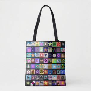 Bolsa Tote Arraste de ferramenta de colagem