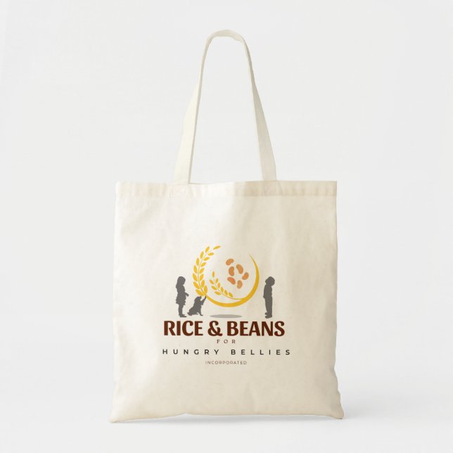 Bolsa Tote Arroz e Feijões para Bellies Tote Bag Fresco (Frente)