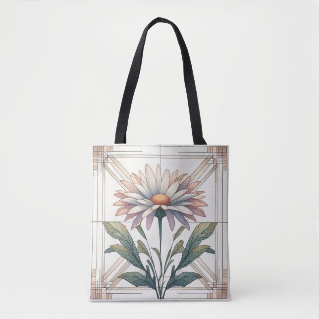 Bolsa Tote Art Deco Daisy (Frente)