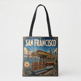bolsa tote art déco de São Francisco