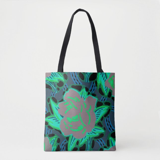 Bolsa Tote Art Deco Design nº 10 Rosa (Frente)