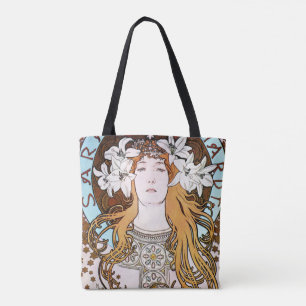 Bolsa Tote Art Nouveau - Alphonse Mucha - Sarah Bernhardt