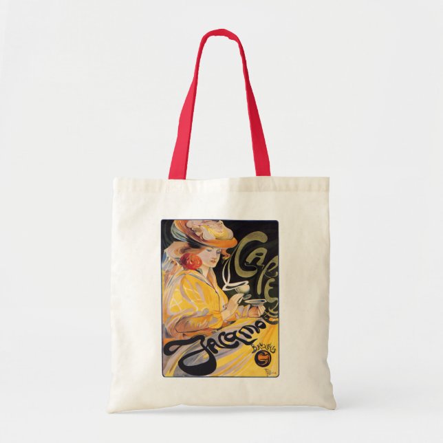 Bolsa Tote Art Nouveau Café (Frente)