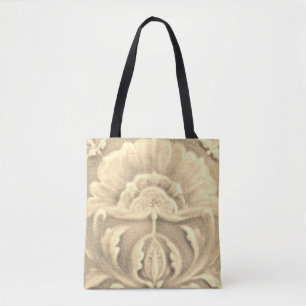 Bolsa Tote Art nouveau jugendstil azulejo dourado