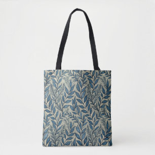 Bolsa Tote Art Nouveau Leaf Wallpaper Padrão